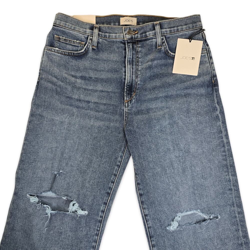 Joe's Jeans The Blake Ankle Jeans Women's 32 High Rise Wide Leg Distressed NWT